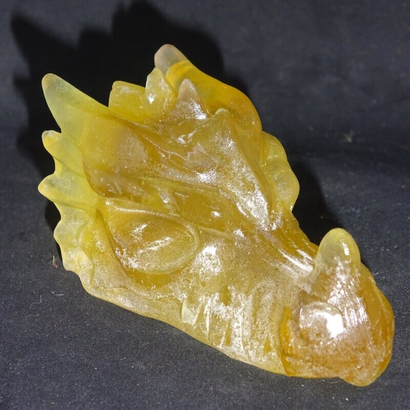 Drachenkopf: gelber Fluorit 5