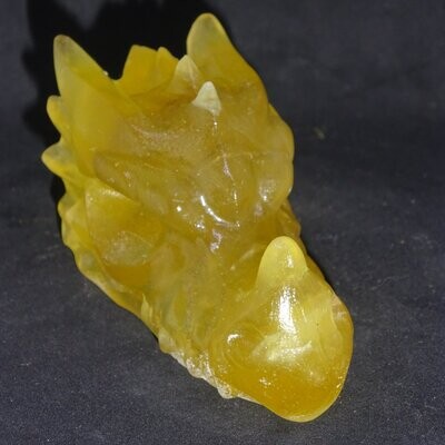 Drachenkopf: gelber Fluorit 4