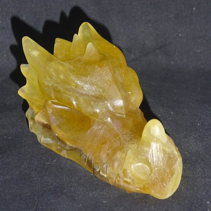 Drachenkopf: gelber Fluorit 2
