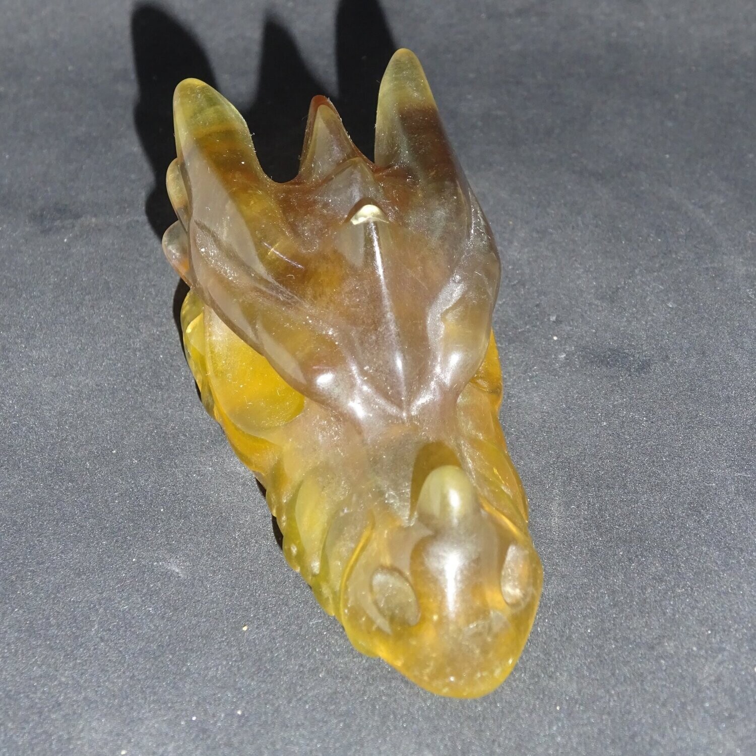 Drachenkopf: gelber Fluorit 1