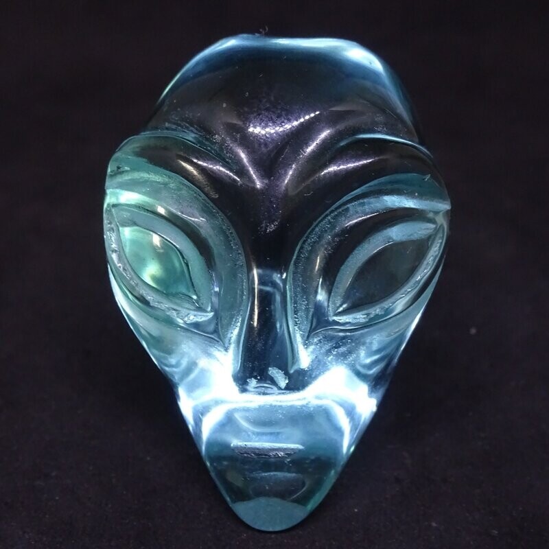 Kristallschädel: lemurischer Alien Andara Kristall (Glas) 8 Kristallschädel: lemurischer Alien Andara Kristall (Glas) 8