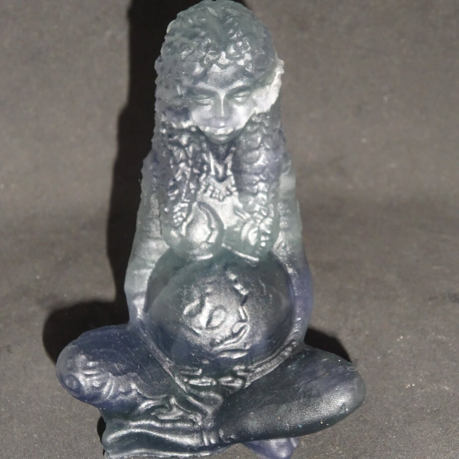 Göttin Gaia: Fluorit, Blau 2