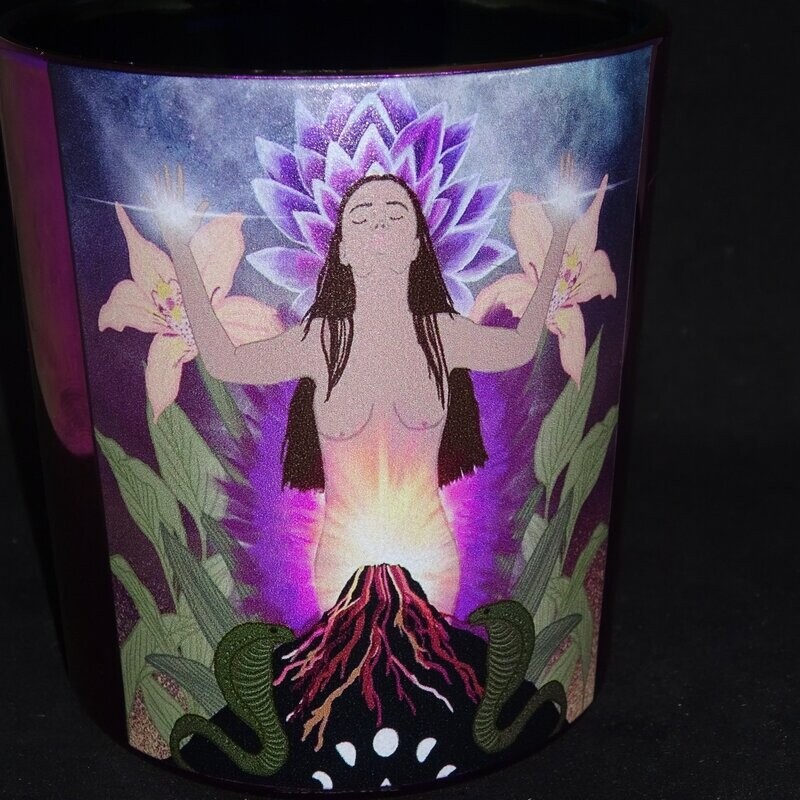 Göttin: Becher für Kerze 4