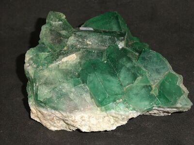 Kristallstufe: Fluorit, grün