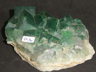 Kristallstufe: Fluorit 1, grün