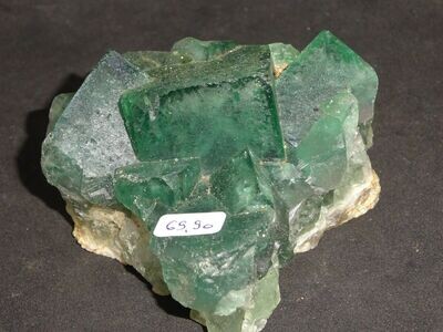 Kristallstufe: Fluorit 2, grün