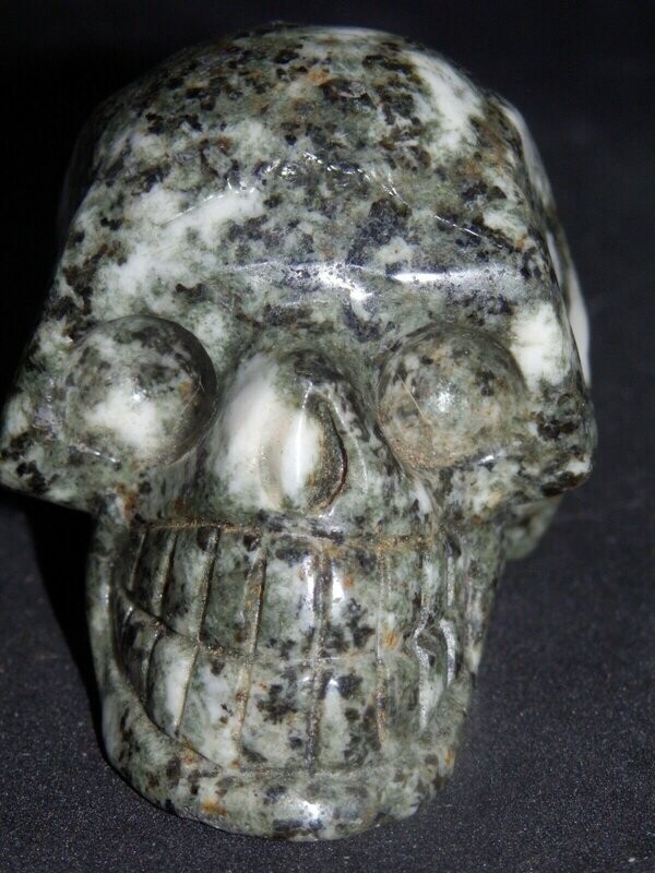 Pocket Kristallschädel: Preseli Bluestone Pocket Kristallschädel: Preseli Bluestone