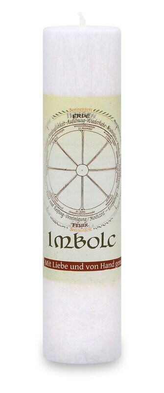 Allgäuer Heilkräuterkerze: Imbolc Allgäuer Heilkräuterkerze: Imbolc