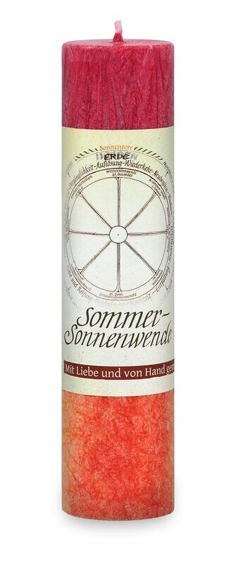 Allgäuer Heilkräuterkerze: SommerSonnenWende Allgäuer Heilkräuterkerze: SommerSonnenWende