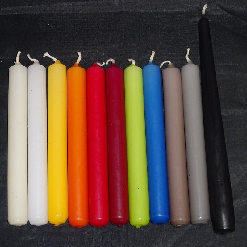Ritual Kerze: Stabkerzen in verschiedenen Farben Ritual Kerze: Stabkerzen in verschiedenen Farben