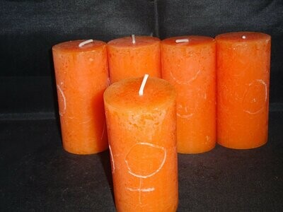 Ritual Kerze: für materiellen Gewinn, Anziehung und Lebensfreude 10 x 5 cm