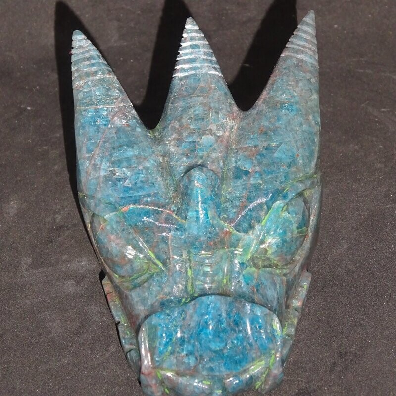 Drachenkopf: Apatit, blau 2