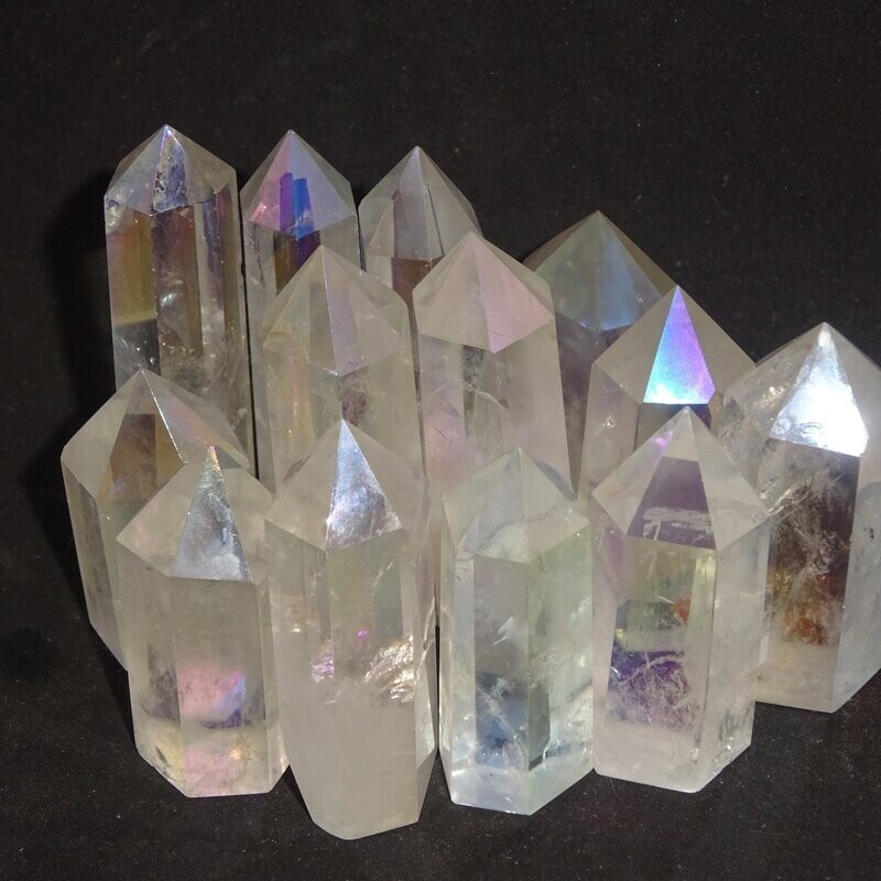 Kristallspitzen: Angel Aura Quarz Kristallspitzen: Angel Aura Quarz