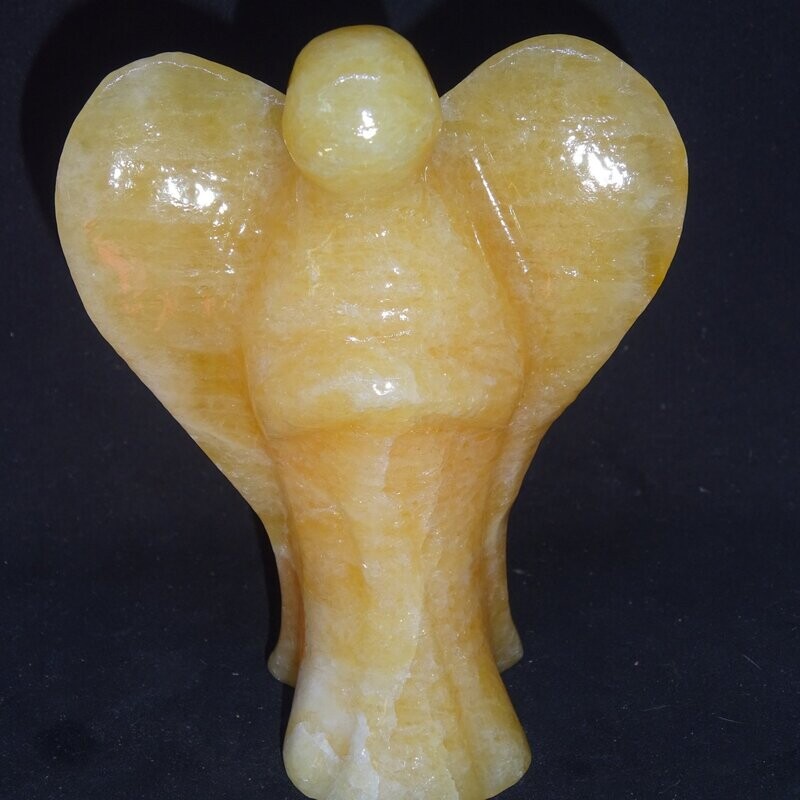 Kristall Engel: Orangencalcit 2 Kristall Engel: Orangencalcit 2