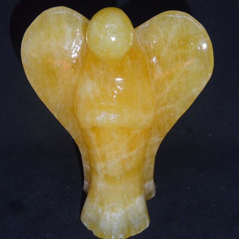 Kristall Engel: Orangencalcit 1 Kristall Engel: Orangencalcit 1