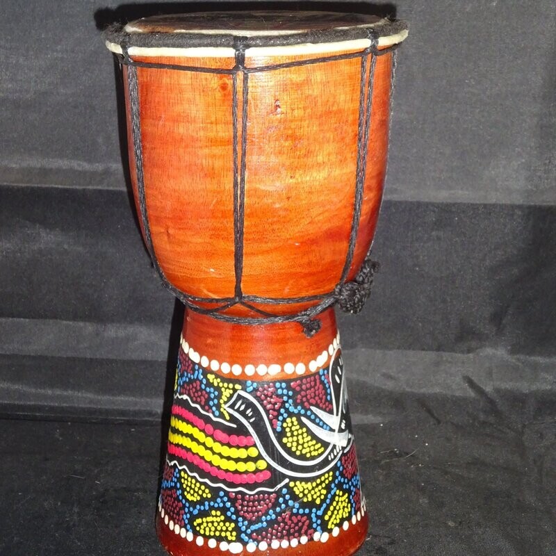 Trommel: Djembe, handbemalt