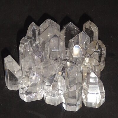 Kristallspitzen: Bergkristall, klein