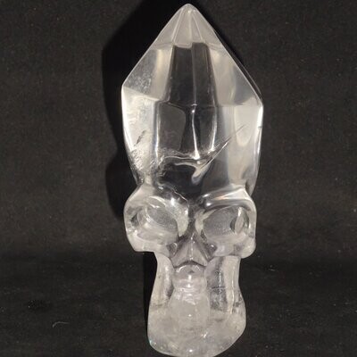 Kristallschädel: Bergkristall in Kristallspitze 2