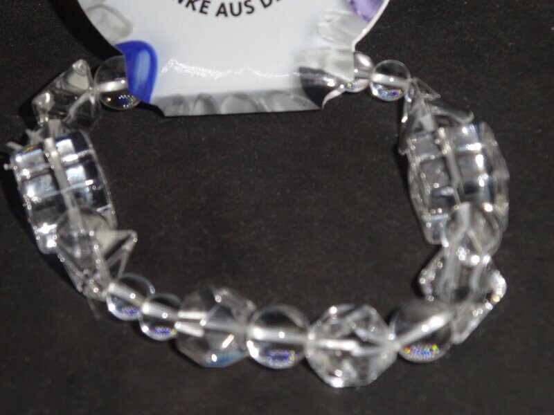 Armband: aus platonischen Körpern (Bergkristall) Armband: aus platonischen Körpern (Bergkristall)