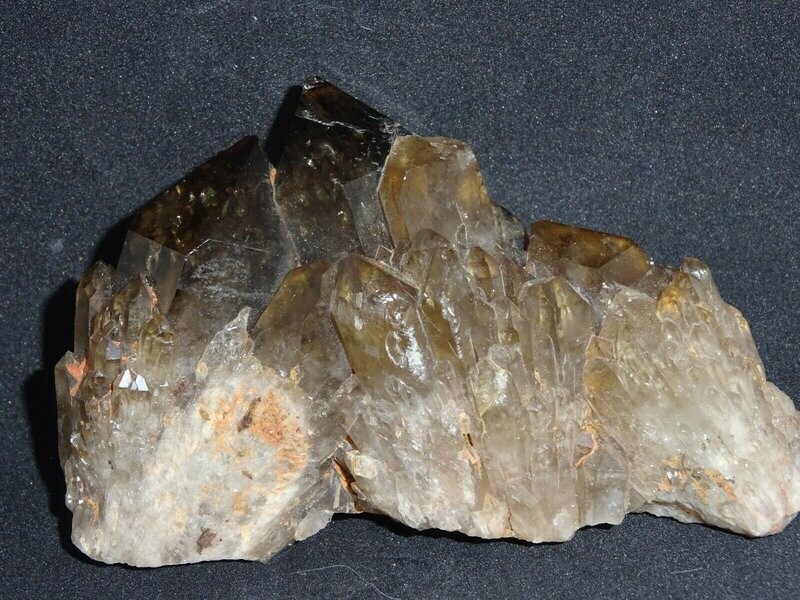 Kristalliner Sprossenquarz: Citrin 1 Kristalliner Sprossenquarz: Citrin 1