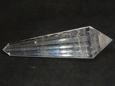 Energiestab: "Vogelcut" Kristall aus Bergkristall