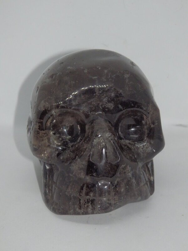 Kristallschädel: Rauchquarz, Morion