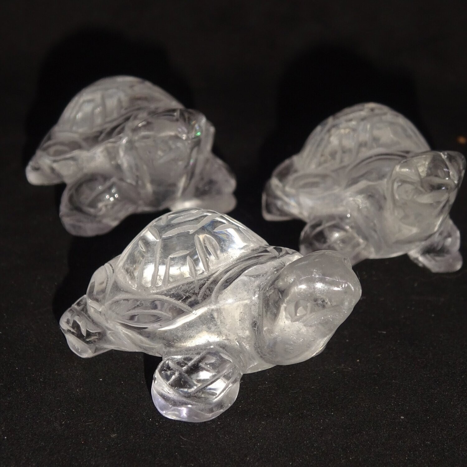 Krafttier: Schildkröte aus Bergkristall