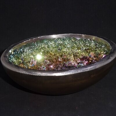 Kristallschale: Bismuth (Wismut) 2