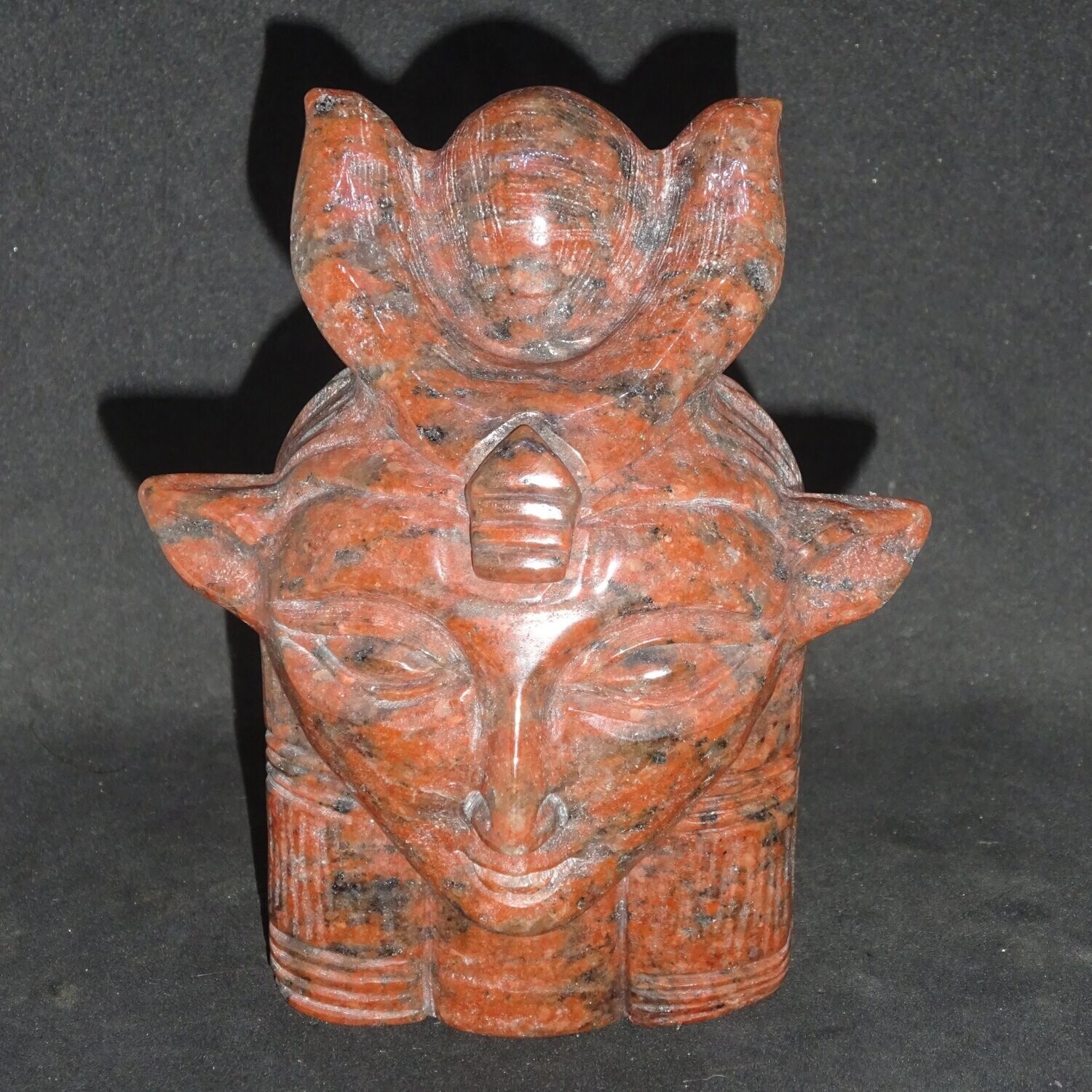 Göttin Hathor: Jaspis, rötlich