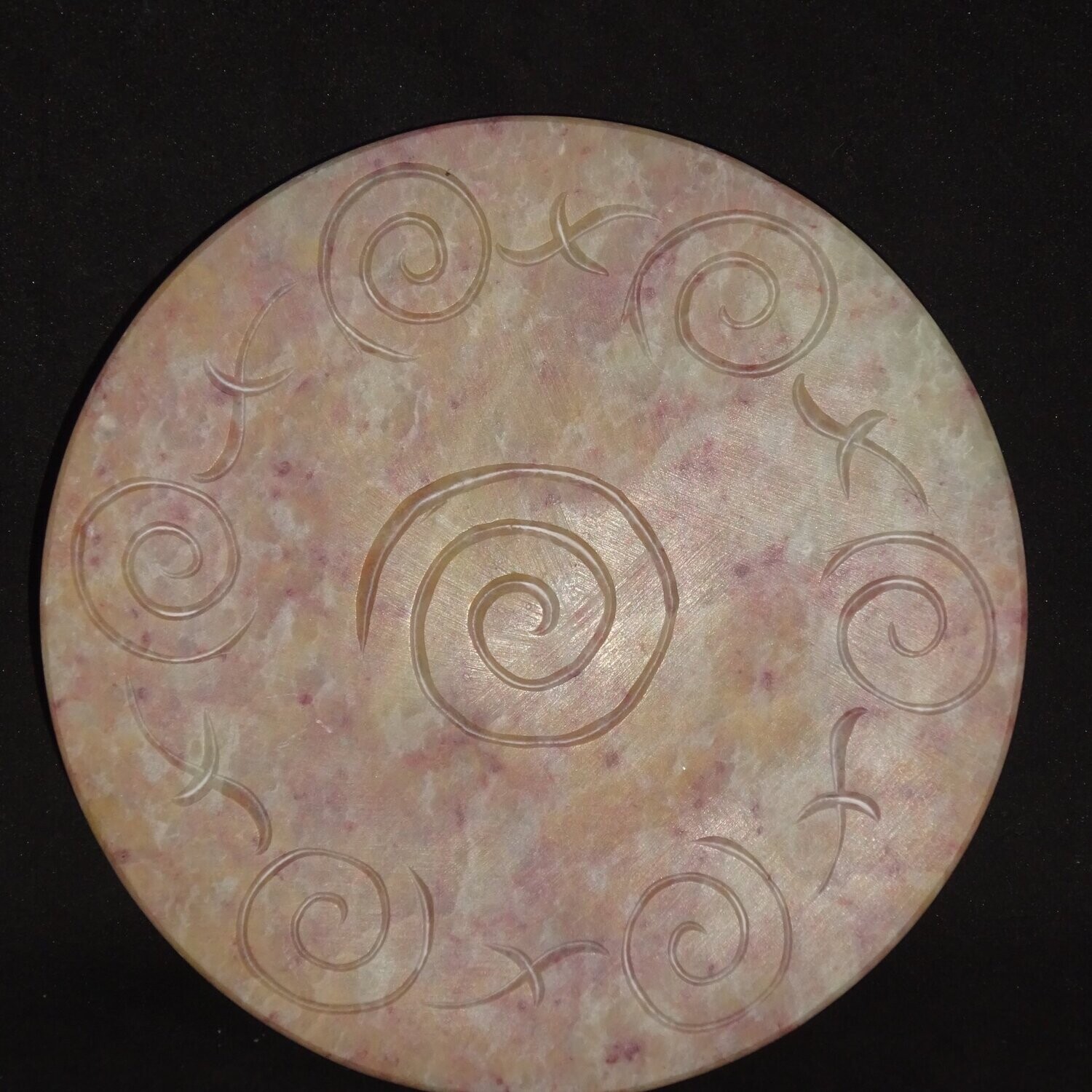 Untersetzer: Holla aus Speckstein ca. 10 cm