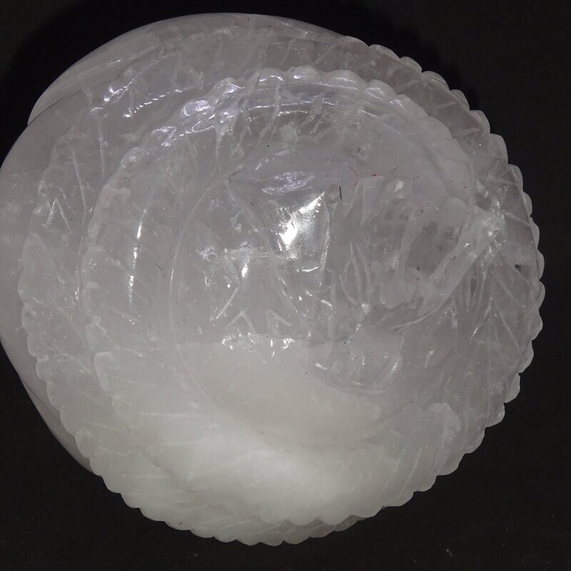 Meeresschneckendrache: Himalayaquarz Meeresschneckendrache: Himalayaquarz