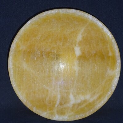 Kristallschale: Orangencalcit 1