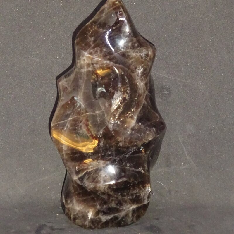 Kristallflamme: Morion Rauchquarz 1 Kristallflamme: Morion Rauchquarz 1