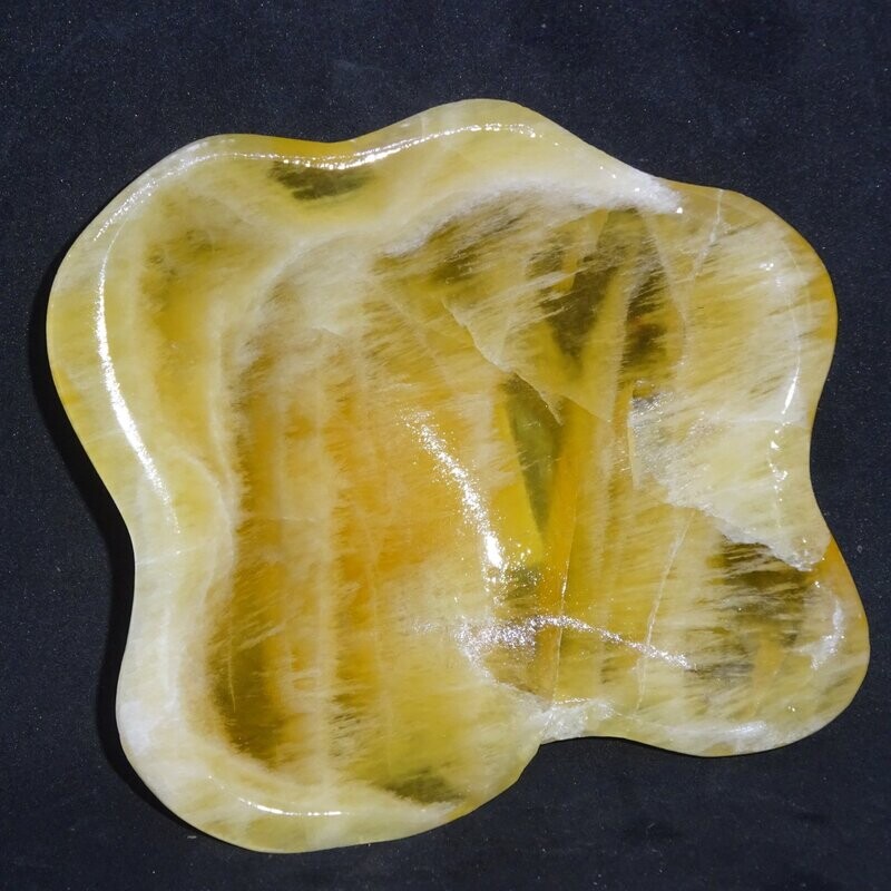 Kristallschale: Orangencalcit 3 Kristallschale: Orangencalcit 3
