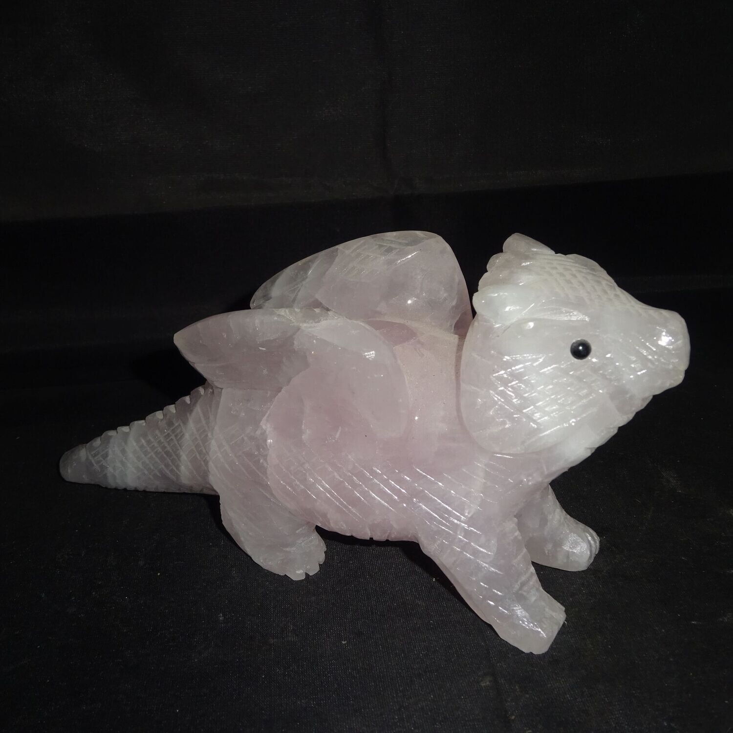 Ganzkörper Drache: Rosenquarz 4