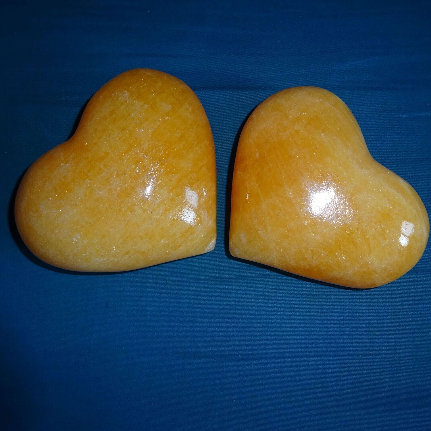 Kristallherz: Orangencalcit