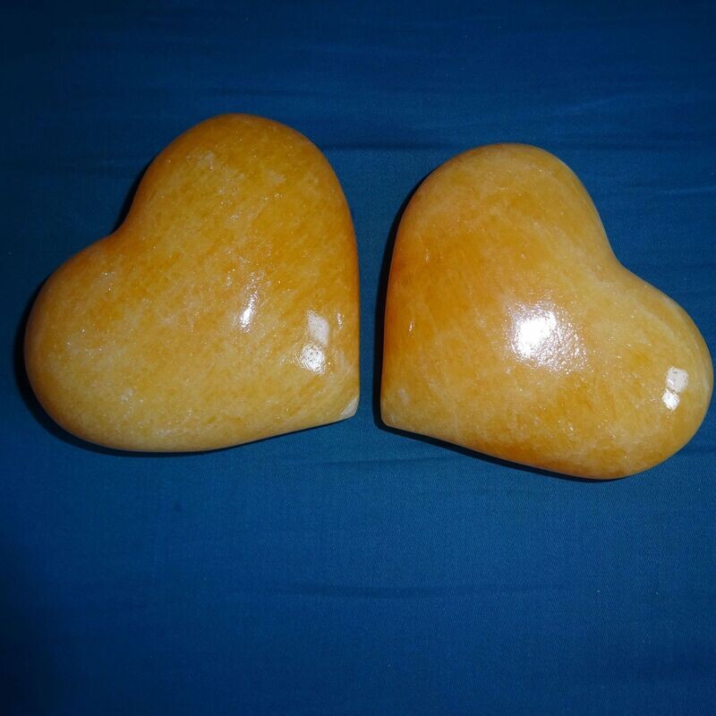 Kristallherz: Orangencalcit