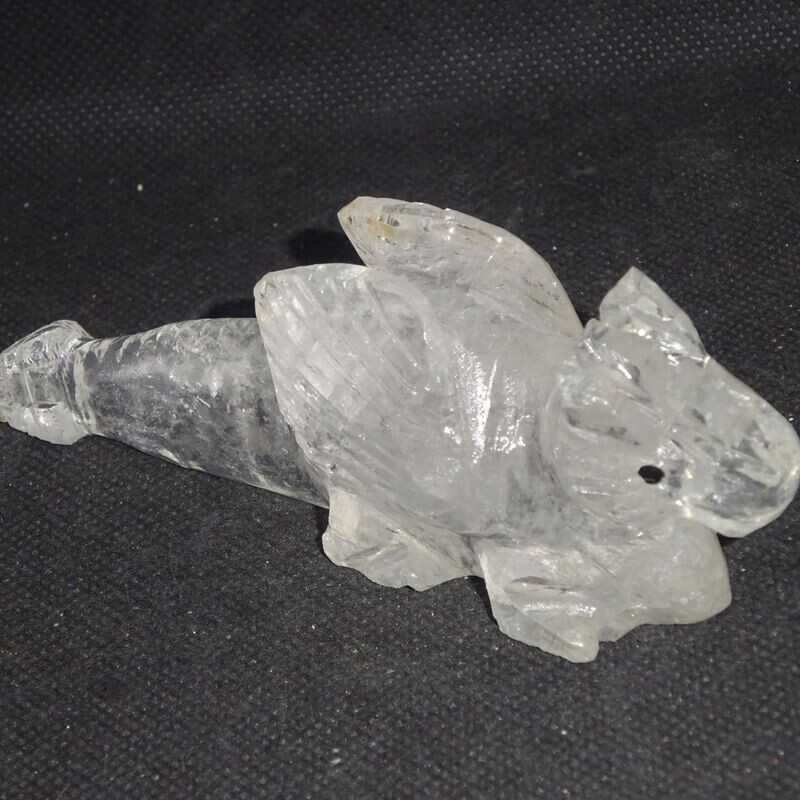 Ganzkörperdrache: Bergkristall, klein Ganzkörperdrache: Bergkristall, klein