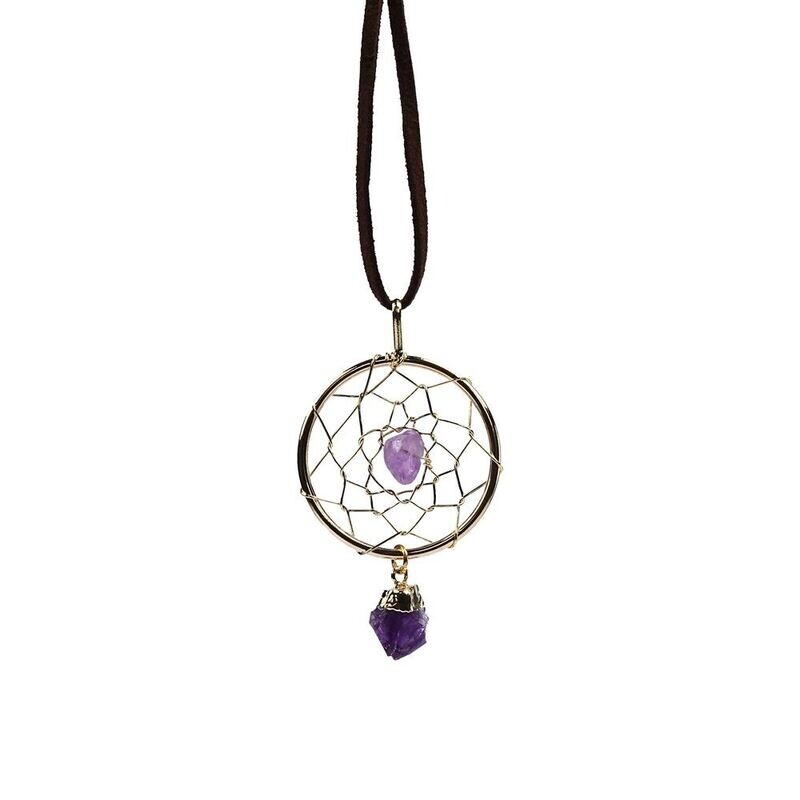Traumfänger mit Amethyst