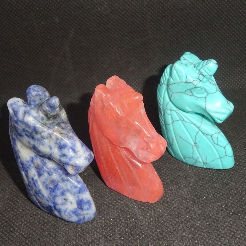 Einhörner/Einhorn: verschiedene Steinsorten Einhörner/Einhorn: verschiedene Steinsorten