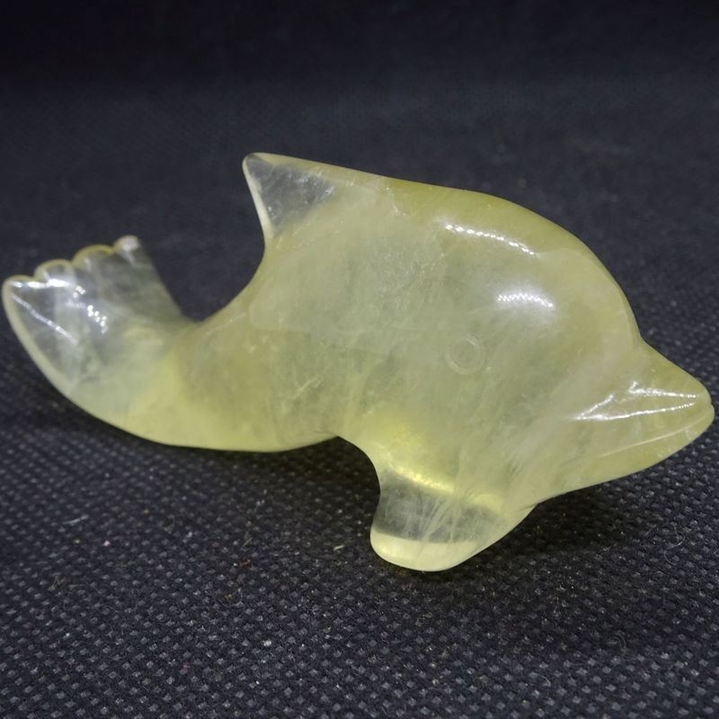 Krafttier: Delfin aus Fluorit 3 Krafttier: Delfin aus Fluorit 3