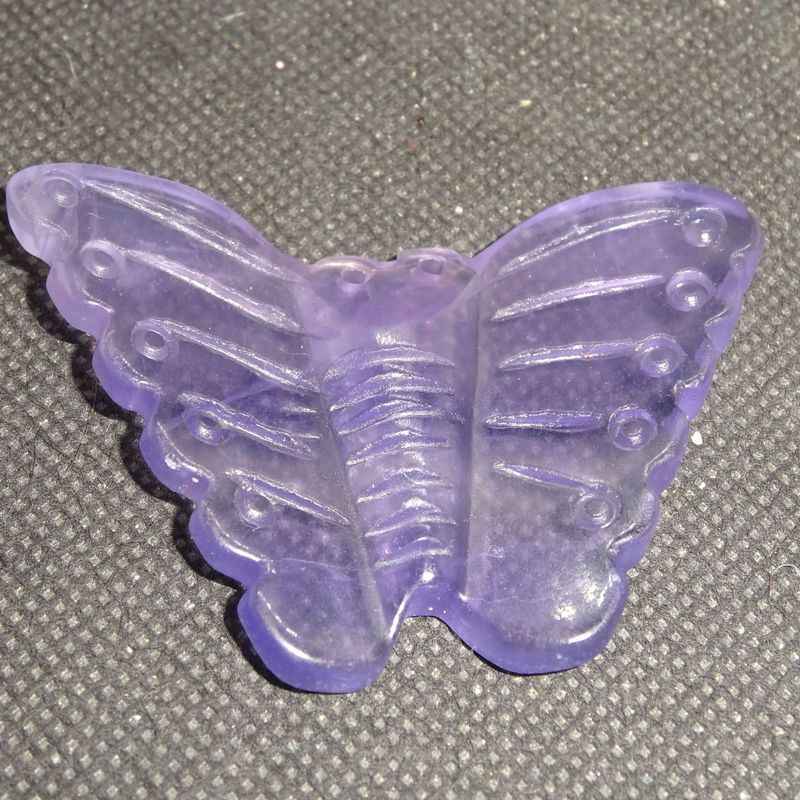 Krafttier: Schmetterling aus Fluorit Krafttier: Schmetterling aus Fluorit