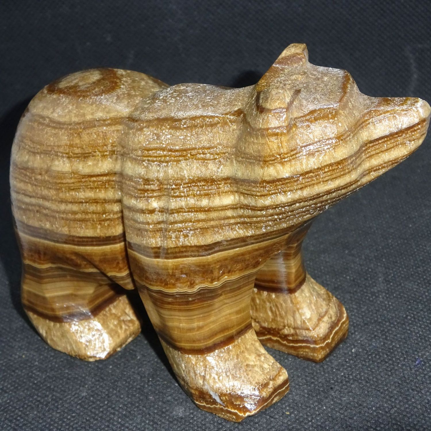 Krafttier: Bär aus Calcit 1