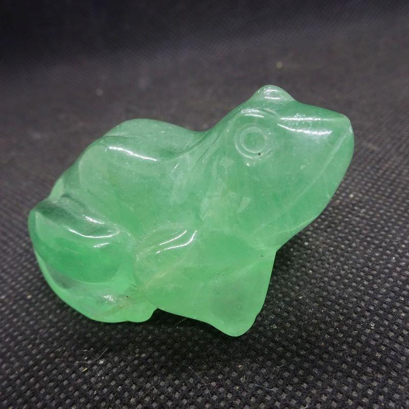 Krafttier: Frosch aus Fluorit 1 Krafttier: Frosch aus Fluorit 1