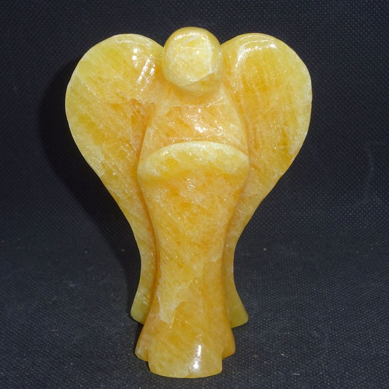 Kristall Engel: Orangencalcit 3 Kristall Engel: Orangencalcit 3