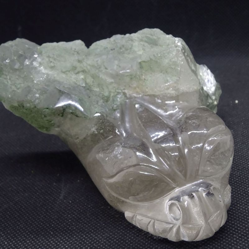 Drachenkopf: Quetzalcoatl aus Chlorit 3 Drachenkopf: Quetzalcoatl aus Chlorit 3