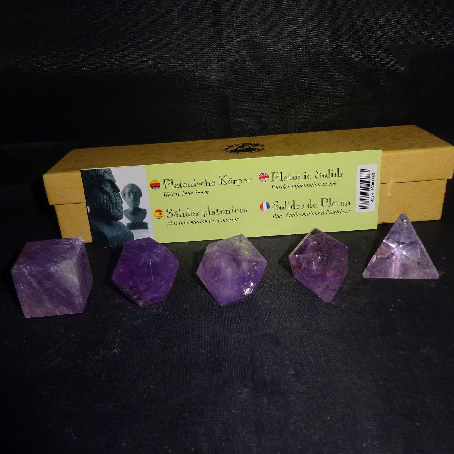 Platonische Körper: Amethyst
