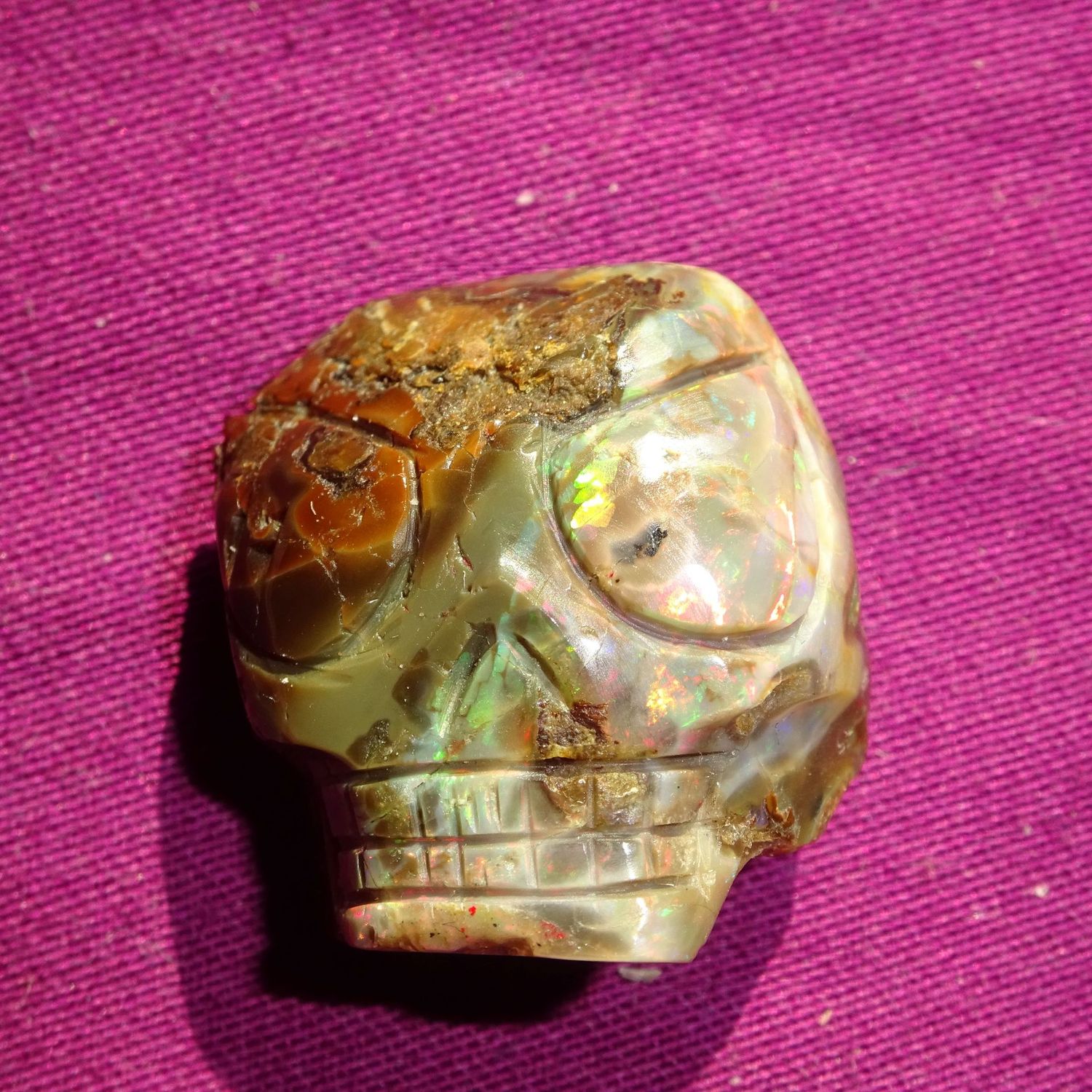 Kristallschädel: äthiopischer Opal 5