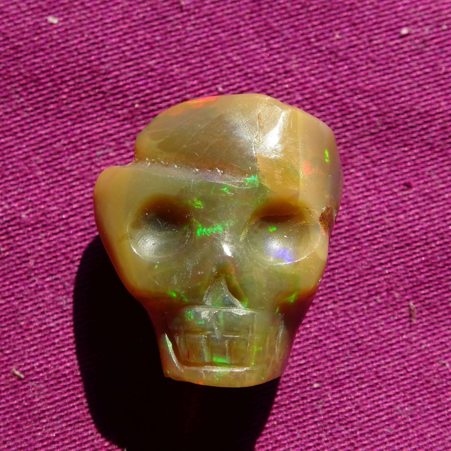 Kristallschädel: äthiopischer Opal 3
