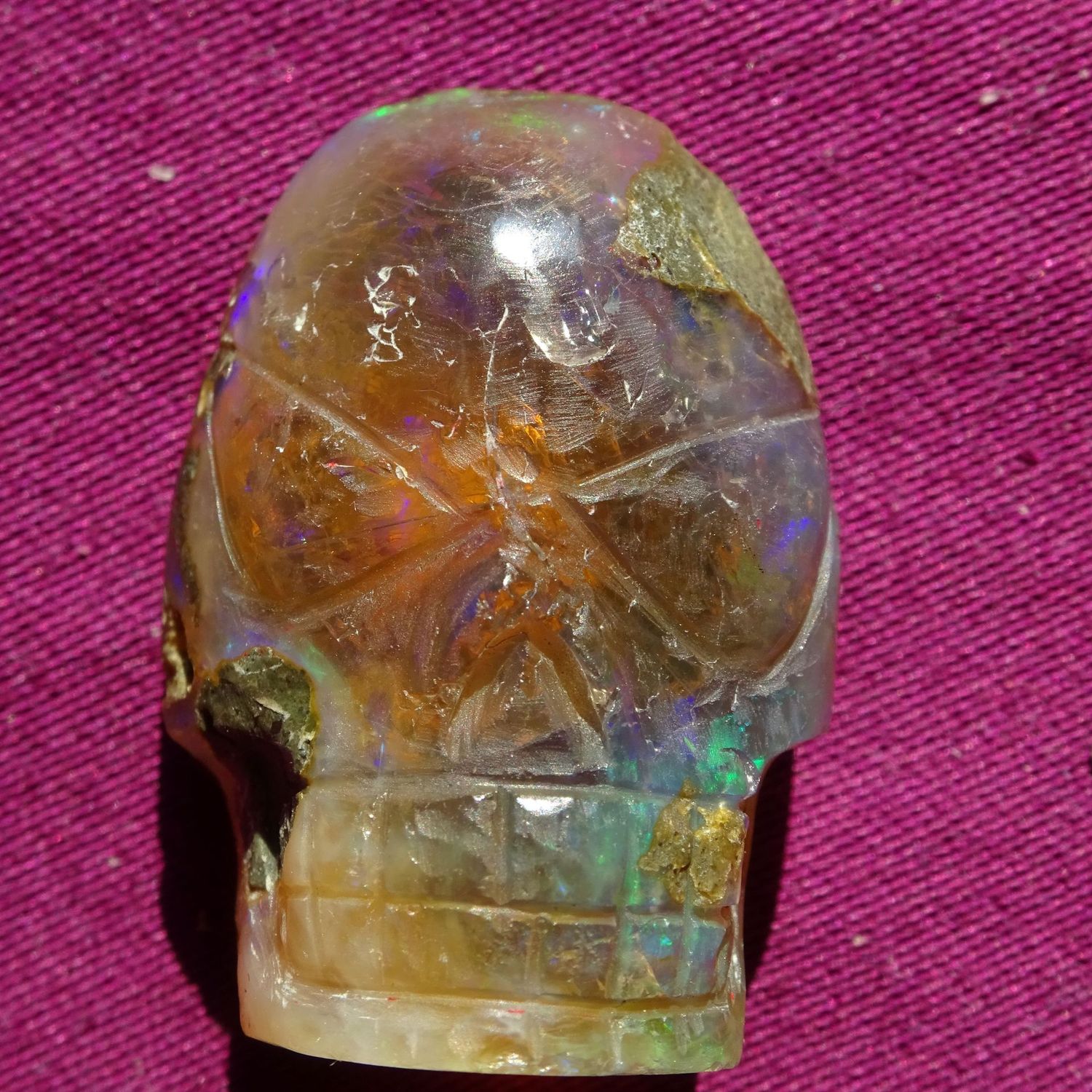 Kristallschädel: äthiopischer Opal 4